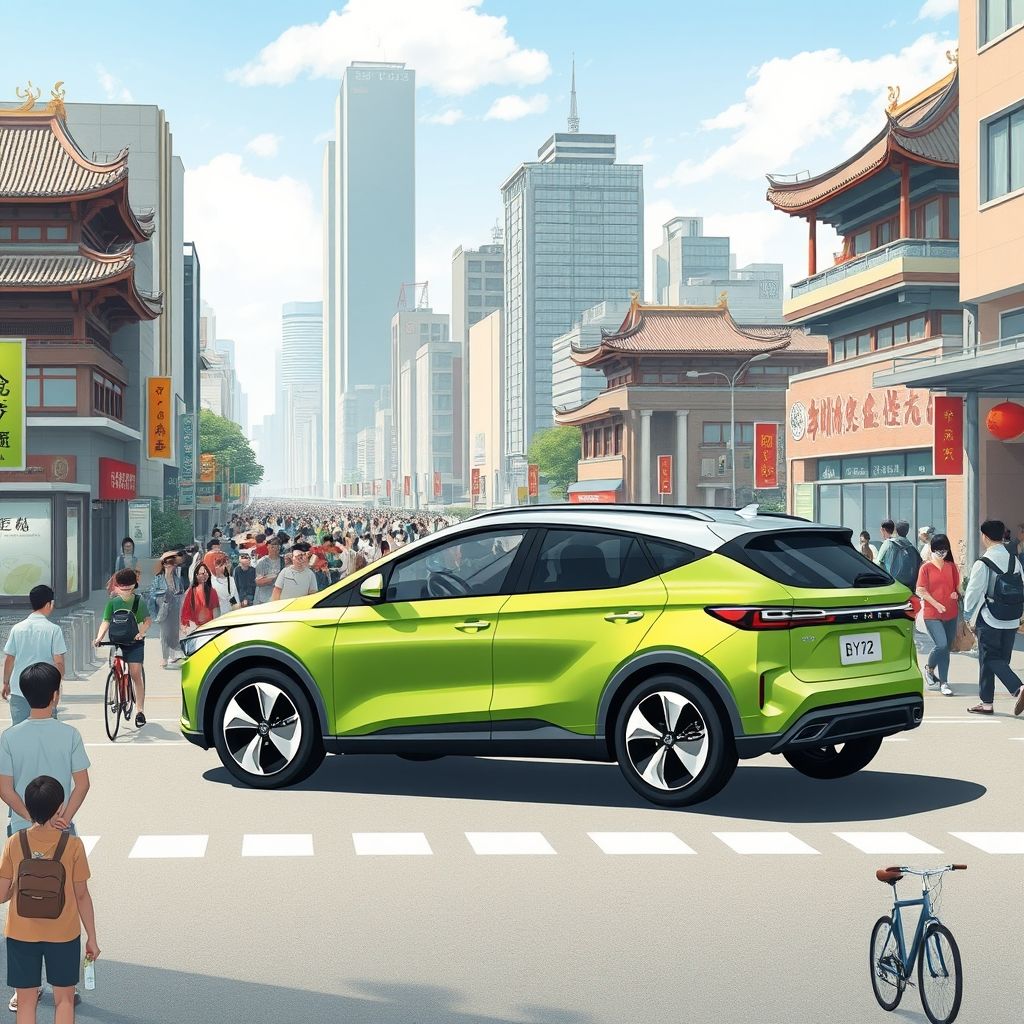 บทบาทของ BYD e7 ในสังคมจีน